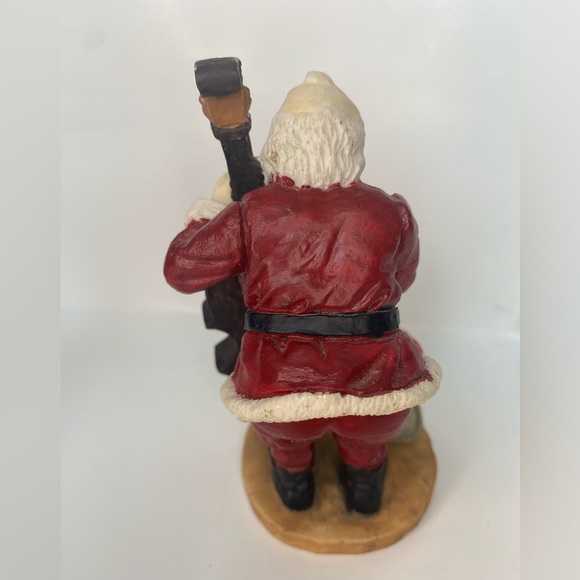 Santa Clause Playing Cello Figurine - Picture 5 of 6